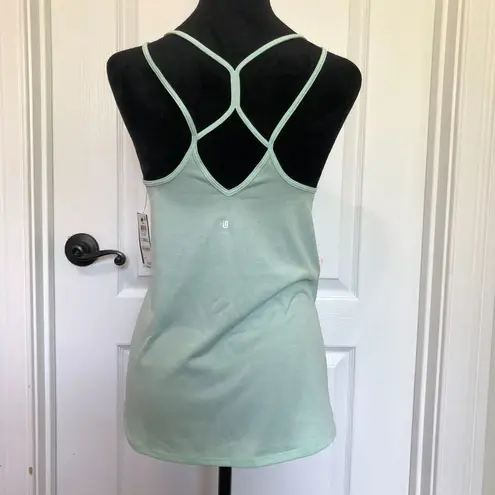 Ideology  Womens Tank Top XS Green Strappy Scoop Neck‎ Workout Sleeveless NWT