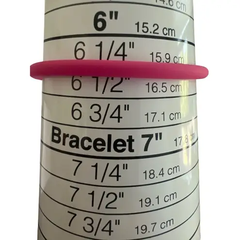 Gresham Florence Bracelet Gold Tone Hammered Ball Pink Silicone Stack 6.5" NWOT