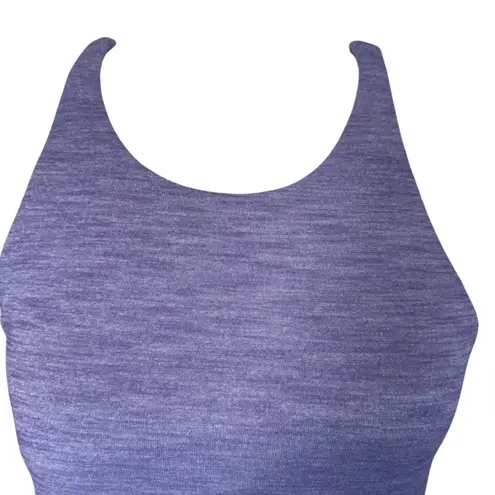 Lululemon  purple strappy and stretchy tank top with built in bra - Image 6