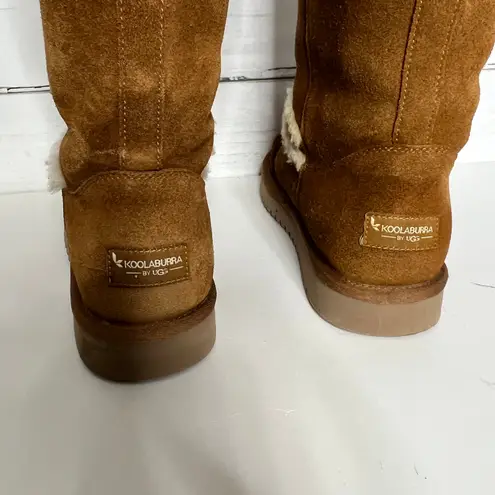 Koolaburra by UGG Women's Victoria Tall Bow Boot Shoe Size 10 Brown