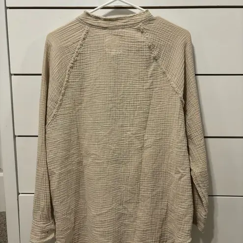 Aerie  Pool-To-Party Cover Up Shirt