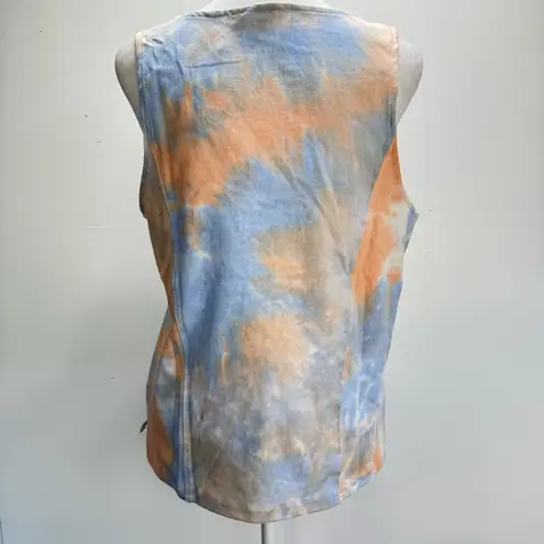 Hem & Thread NEW  2 Piece Pastel Tie Dye Cotton Tank Top & Bike Shorts Medium