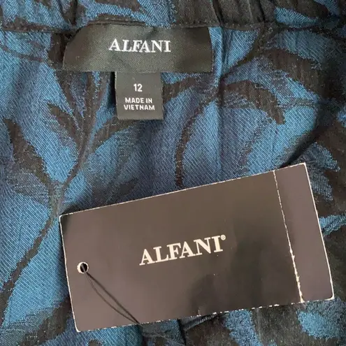 Alfani Printed Asymmetrical Midi Skirt Sz 12 NWT