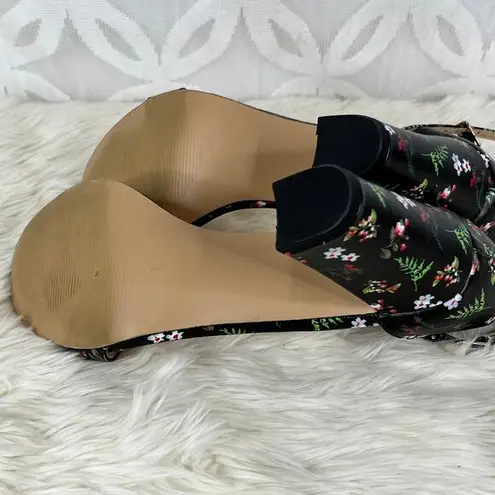 Michael Shannon Sascha Floral Rockabilly Ankle Strap High Heel Sandal Sz 8 - Image 8