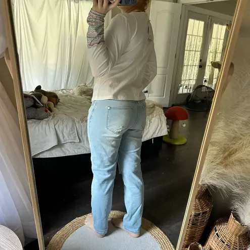 Goodnight Macaroon Women’s Small Lace Up White Longsleeve New NWT - Image 3