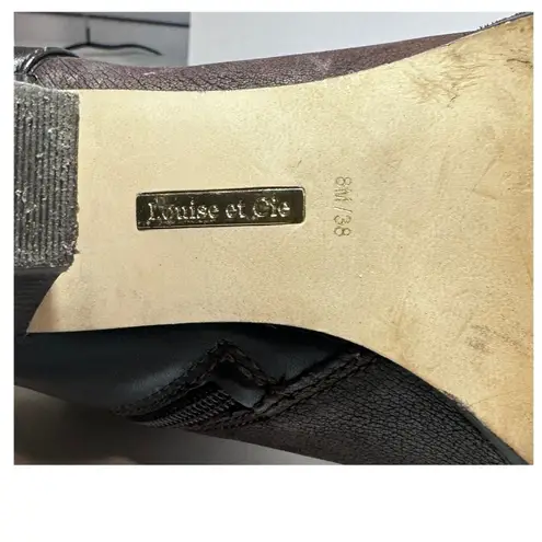 Louise et Cie Lo Ranier Booties Womens Sz 8 Leather Western Cowgirl Chic Style