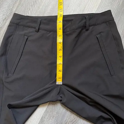 Slazenger Golf Pants Black 4 Stretch Zipper Pockets Split Hem