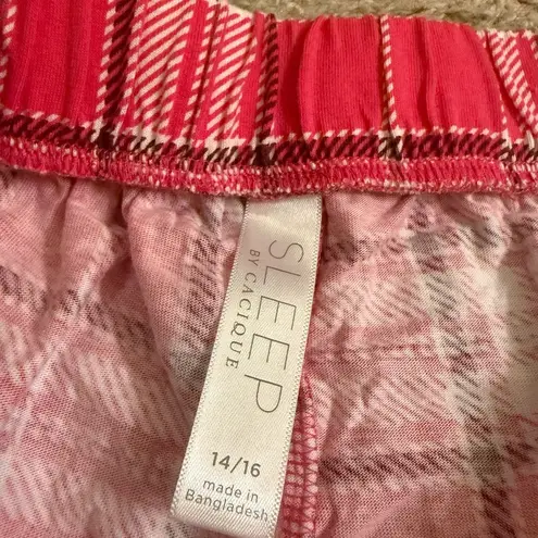 Cacique Breast Cancer Awareness Pajama Shorts Set - size 14/16