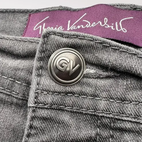 Gloria Vanderbilt Amanda Gray Jeans Straight Leg High Rise Size 12 Petite