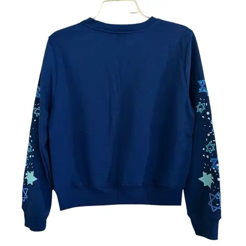 Chemistry NWT women’s Pullover Sweatshirt Blue Size Medium