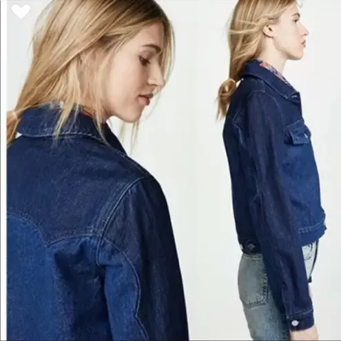 NWOT Baldwin dark wash denim Sonic Jacket Size XS