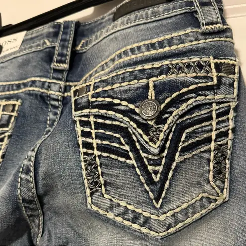 Vigoss 🆕 ® Slim Boot Mid Rise Flap Pocket Jean