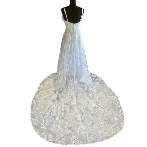 Wear Your Love Lace Wedding Dress – Size 12 / Large – With Train, New with Tags White