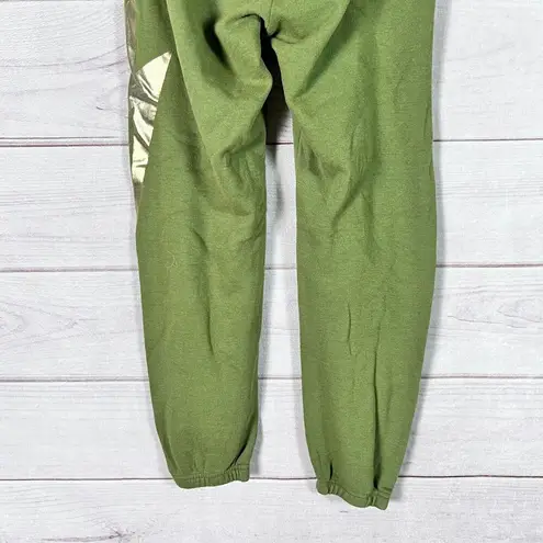 Aviator Nation  Womens Sweat Pants Sz S Green Pull On Training Workout Activewear