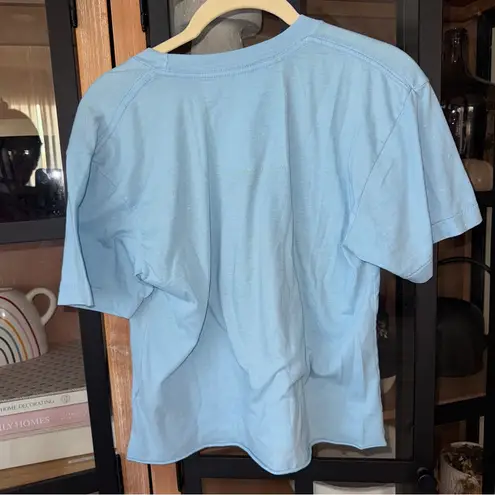 Aviator Nation Signature boyfriend Tee Venice, CA California short sleeve blue