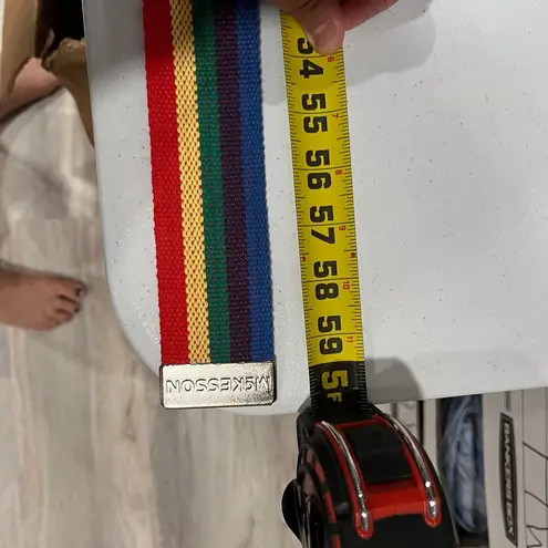 McKesson Rainbow Gait Belt 100% Cotton One Size Fits Most Red