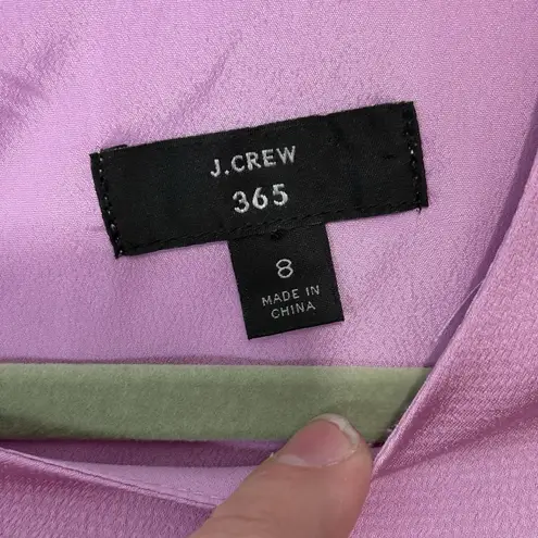 J.Crew 365 Womens Hammered Satin Top Blouse Orchid Pink Sz 8 Work Office Classic