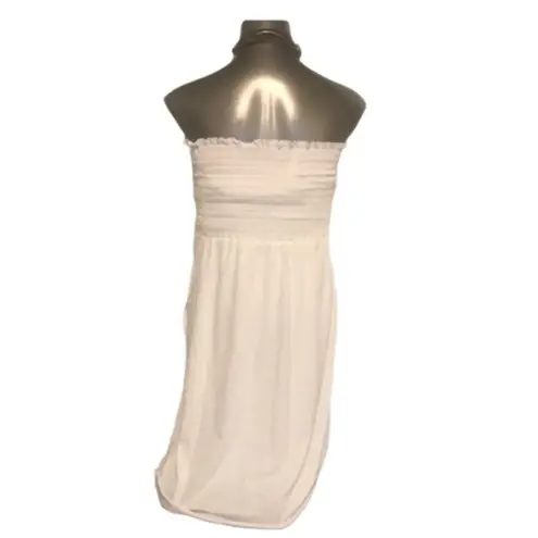 Everything Water Women’s White Strapless Dress SM