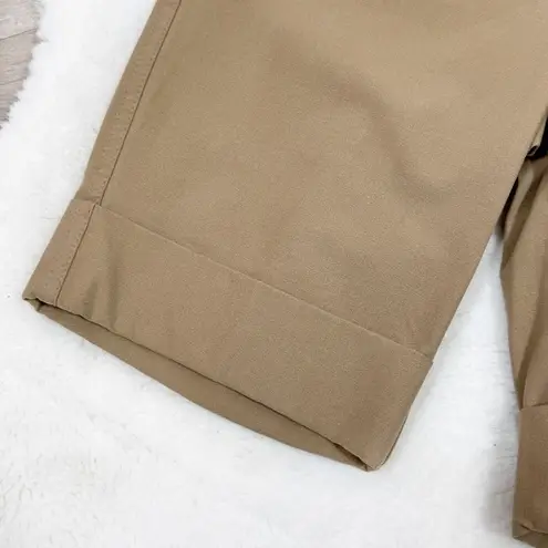 INC International Concepts Cuffed Hem Bermuda Shorts Khaki Tan 6