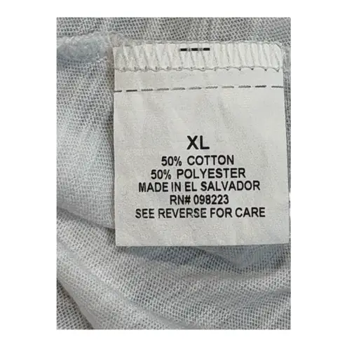 Bcg American Flag Tank Top Patriotic Sleeveless Cutout Back Blue Women Size XL