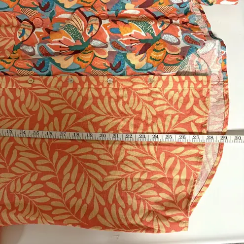 Aura Oversized Button Front Top