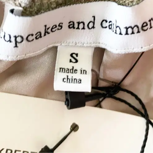 Cupcakes & Cashmere Blouse Cream Size Small NWT Lace Cottagecore Long Sleeve