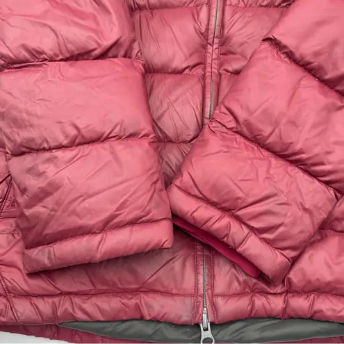 Mammut 750+ Goose Down Fill Puffer Kahiltna Jacket Hooded Women’s Size Medium Red