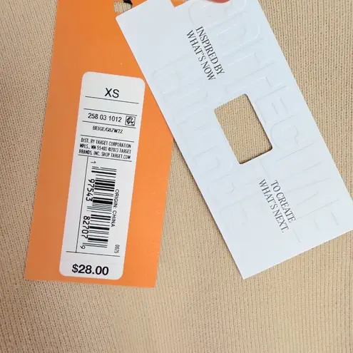 Future Collective NWT with Jenny K. Lopez Cropped Crewneck Sweater Beige Size XS