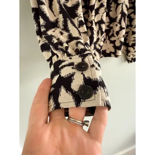 Sézane | Sezane | Linon Blouse in Black & White | Sz 34 / US Sz 2