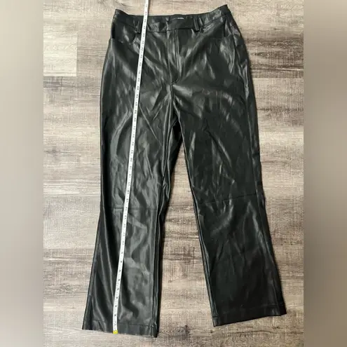 Lucy Paris Faux Leather Cropped Pants