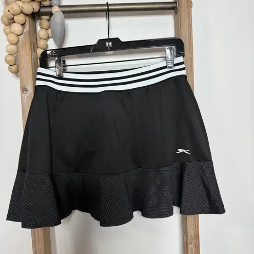 Slazenger Tennis Golf Black White Mini Skort Size Small