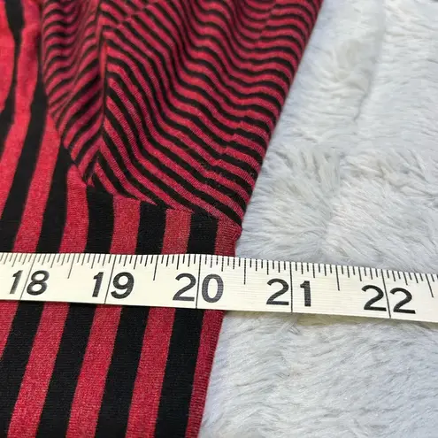 Habitat Women's Top with Red and Black Stripes