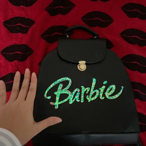 Large Barbie black handbag crossbody