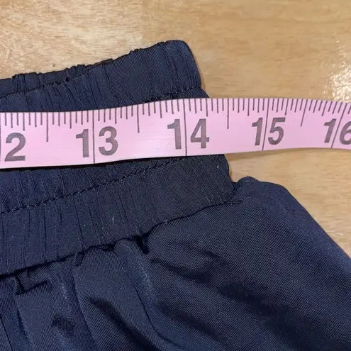 Trendy Womens Drawstring Elastic Waist Flowy Athletic Shorts Black Size XL