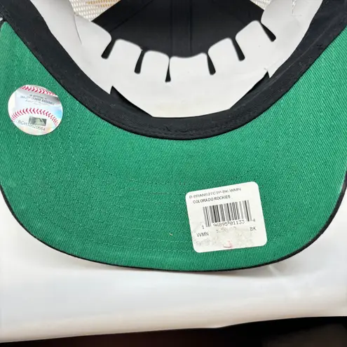 47 Brand NEW Colorado Rockies Trucker Cap Womens Black Snapback Adjustable 47 MVP Hat