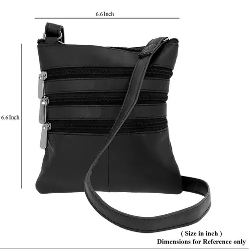 Nordstrom NEWAGE Crossbody Leather Sling Bag Brown