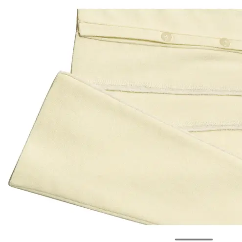 Matin Kim CUT LINE SLIM CARDIGAN IN LIME Size Medium NWT