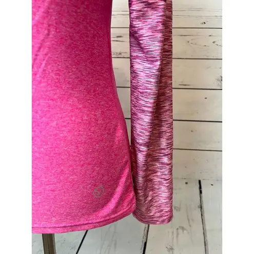 Vogo Athletica half zip pullover sweatshirt size Small Pink barbiecore Stretch