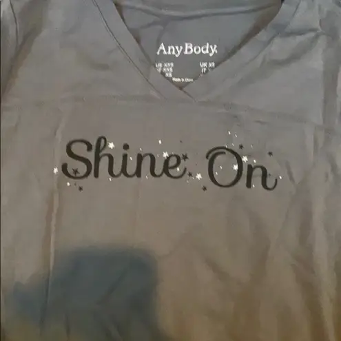 Anybody cozy inspirational pajamas set “shine on” Size XXS