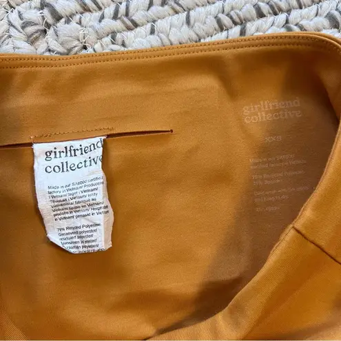 Girlfriend Collective Compressive High Rise Full Length Legging in Saddle XXS