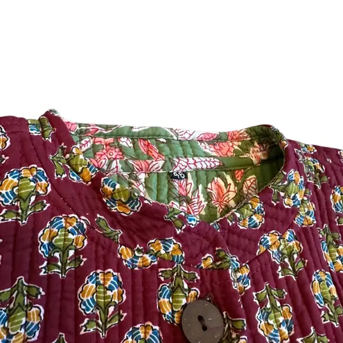 Winter Cotton Bohemian Reversible Quilted Jacket Long