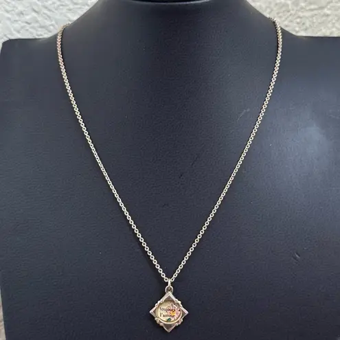 Vintage 925 Sterling Silver Toujours l’ Amour Always Love 16” Necklace 6g.