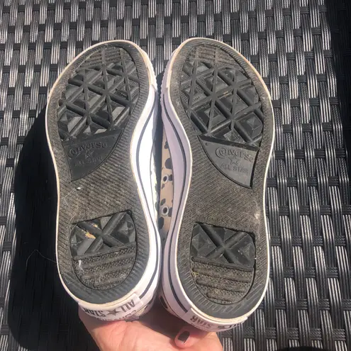 Converse  Chuck Taylor All Star Sneakers Low-Top White Black Spotted