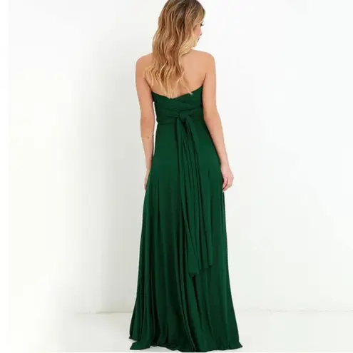 infinity NWT Clothink! Green  Maxi wrap Dress size medium