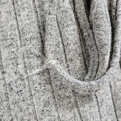 Mina Lisa Jumpsuit Womens L Gray Ribbed Wide Leg Baggy Oversized Stretchy Lounge Size L