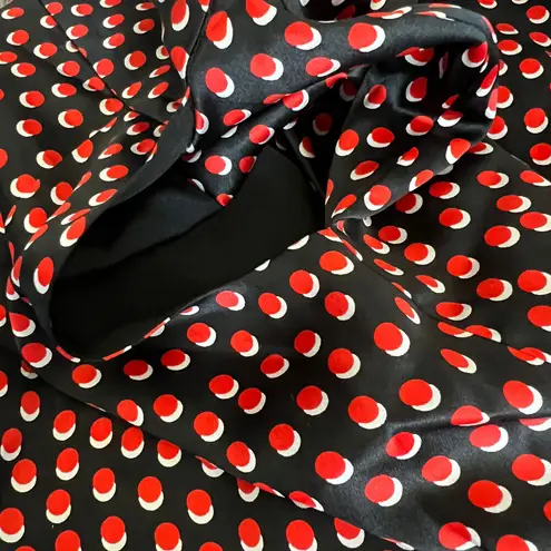 L'Agence L’AGENCE Ankle Pants Womens Size 4 Black With Red Polka Dot