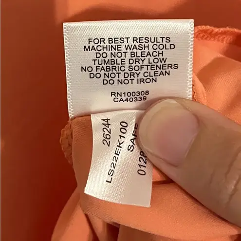 Peter Millar Saffron Orange Coral Tee T-Shirt 50+ Sun Protection Size XL