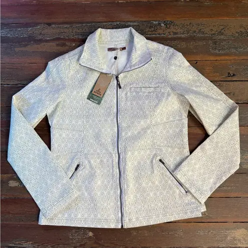 prAna NWT Kiana Geometric Front Zip Organic Cotton Jacket ~ Size Medium π§‘π