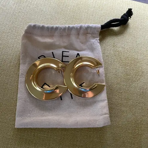 Madewell  Chunky Gold Hoop Earrings