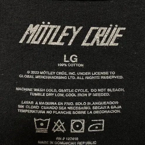 Motley Crue Take a Ride on the Wild Side Heavy Metal Tee L